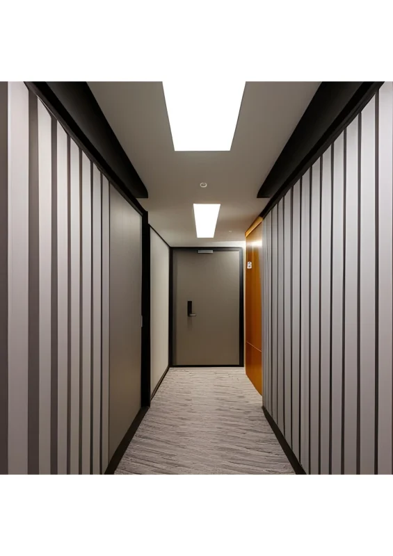 Calha de embutir no gesso