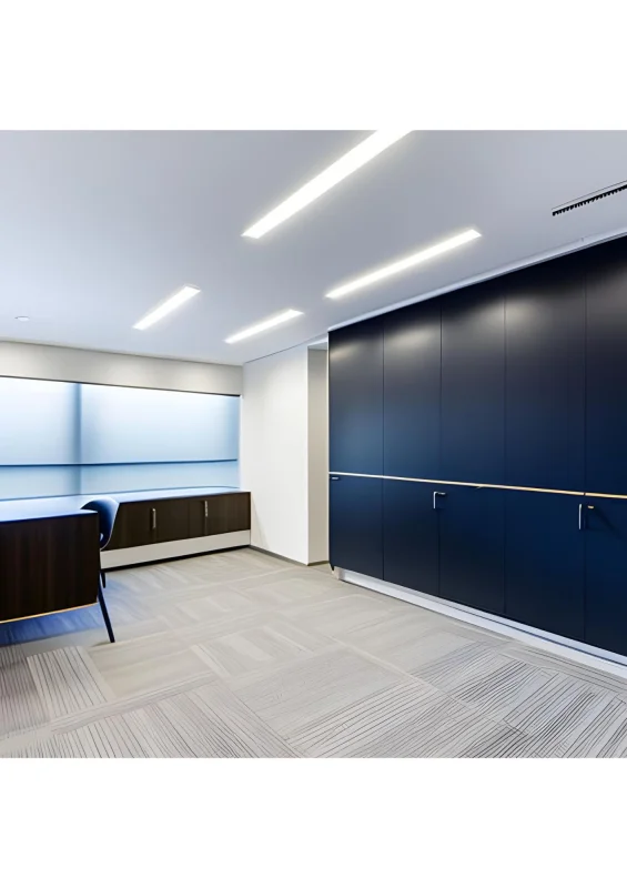 Calha de led embutir