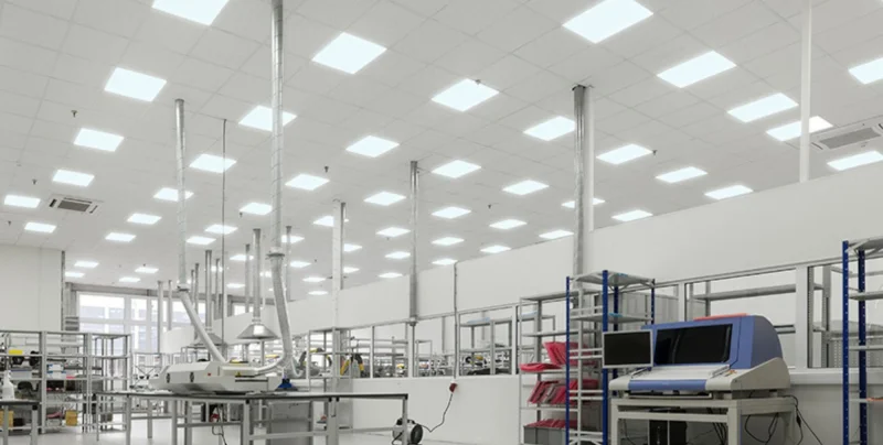 Luminária hermética led para cozinha industrial